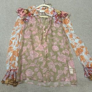 Zimmermann top size 0 with tank top